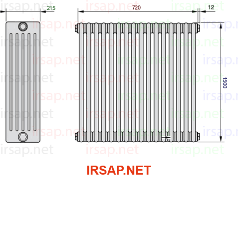 Радиатор IRSAP Tesi 61500/16 T14 CL 01